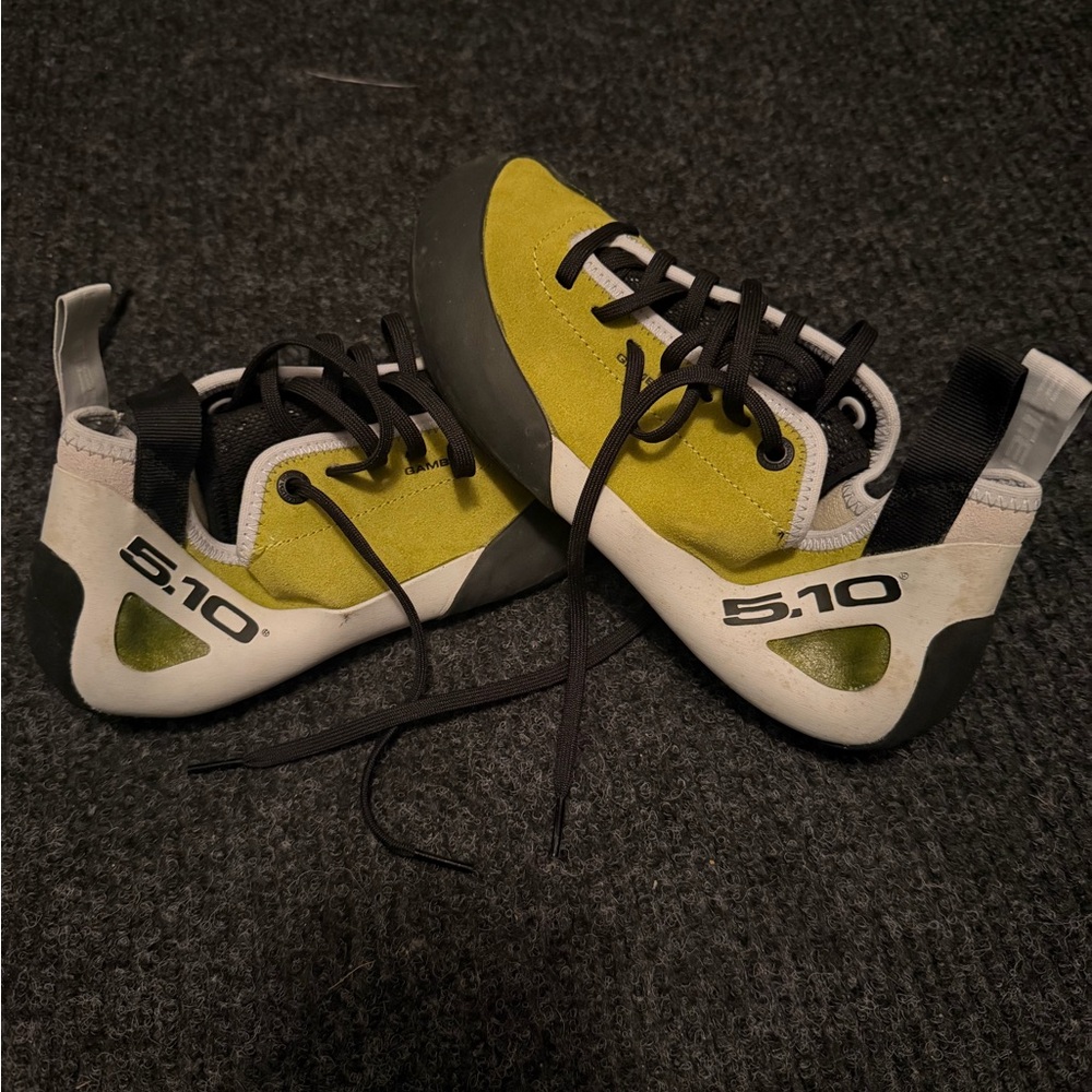 Five Ten Climbing Shoes in Yellow and Black